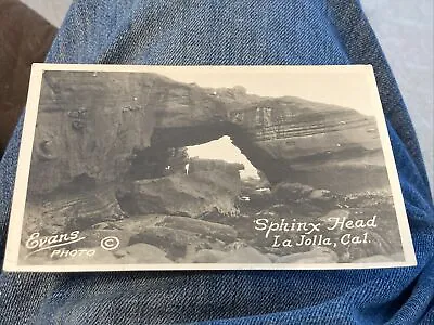 Sphinx Head La Jolla CA - RPPC By Evans Photo • $5