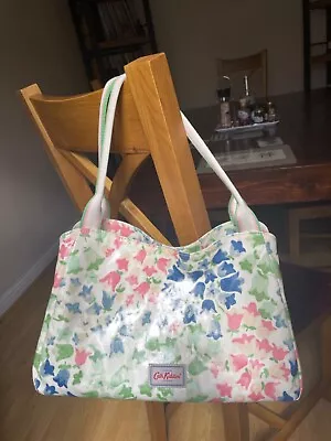 Pretty Cath Kidston Spring Floral Large Oilcloth Tote Bag With Inner Pockets VGC • £14.95