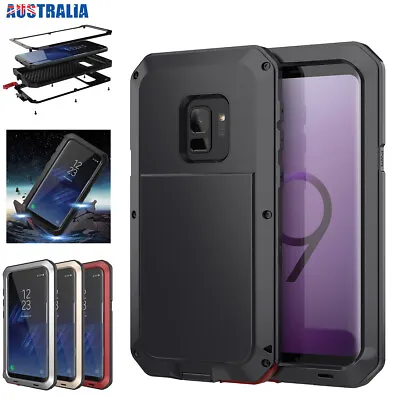 Case For Samsung Galaxy S9 S8 Note 8 9 Shockproof Aluminum Heavy Duty Hard Cover • $22.99