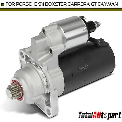 New 1x Starter Motor For Porsche 911 Boxster Cayman Carrera GT 1.7KW 12V CW 9T  • $78.99