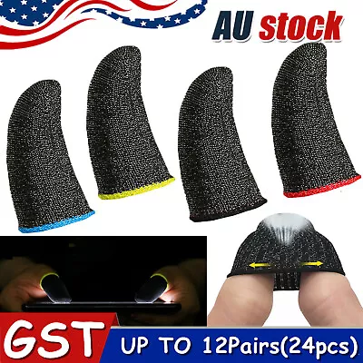 Mobile Finger Sleeve Gaming Game Controller Sweatproof Gloves Touchscreen New AU • $5.72