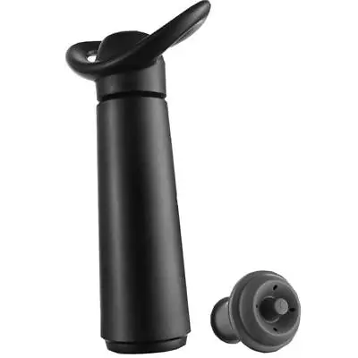 $32.16 • Buy Vacu Vin 9874606 Wine Saver Concerto Black - 1 Pump & 4 Stoppers