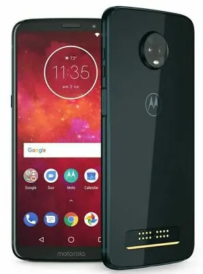 Motorola Moto Z3 Play XT1929-17 64GB - Black - (Verizon) - B Stock Unlocked  • $74.99