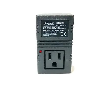 50 Watt European Travel Voltage Converter 220 Volt To 110 Volt • $11.95