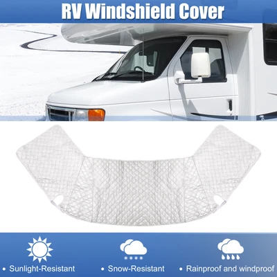 $40.88 • Buy RV Windshield Window Cover Sun Shade Snow Cover Fit For Ford E450 1997-2022
