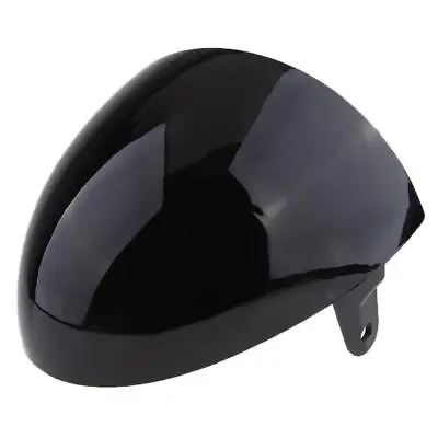 Universal Motorcycle ABS Rear Seat Cowl Cover For Cafe Racer Compartment  Black • $44.23