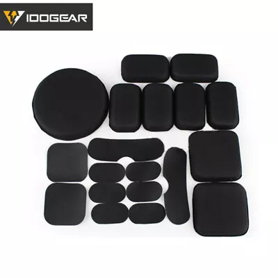 IDOGEAR Tactical Helmet Sponge Pads Foam Safety EVA Pads For Airsoft Helmet • £14.28