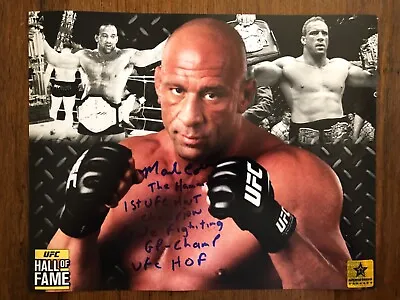 $75 • Buy UFC Mark Coleman Signed Autographed 8x10 With COA + Photo Proof