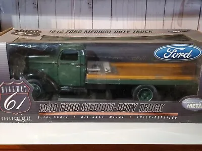 1940 Ford 1 1/2 Ton Medium Duty Stake Bed Truck 1:16 Scale Diecast V8 Highway 61 • $349.95