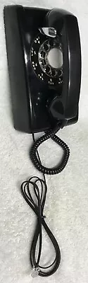 Vintage 1960s Western Electric A/B 554 (6-63) BLACK Rotary Dial Wall Telephone • $75.99