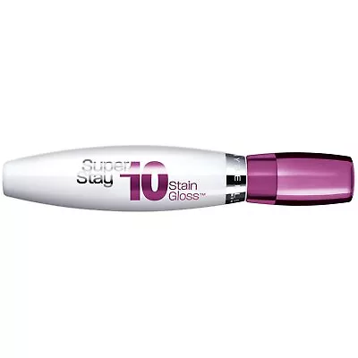 Maybelline New York Superstay 10 Hour Stain Gloss Pleasing Plum 0.35 Fluid... • $9.99