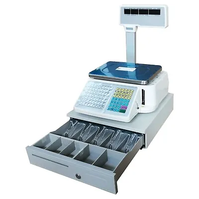 Barcode Label Printing Scale Supermarket Weighing Scale Receipt Print Label New • $328.41