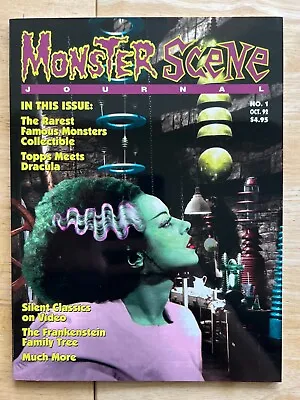 Monster Scene Journal - Number 1 - October 1992 - Famous Monsters - Frankenstein • $18