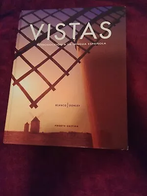 Vistas: Introducción A La Lengua Espanola Student Edition 4th Edition...  • $44