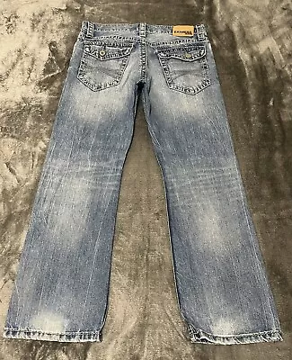 Express Jeans Kingston Blue Denim Bootcut Men’s Size 33x30 (34Wx29L Actual) • $30.99