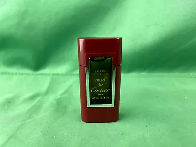 Must De Cartier Paris Eau De Toilette Miniature Splash (89% Vol. | 4mL) Vintage • $24.99