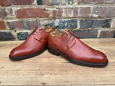 New Church's Cheaney Mens Shoes Plain Front Dainite UK 8 US 9 EU 42 F Chestnut • £229