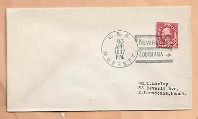 U.s.s.  Moffett Apr 251937 New Orleans La  Naval Cover • $3.50