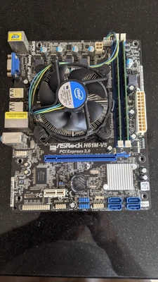 £39.99 • Buy I5 3570k - H61M-VS Motherboard - 8GB Memory Bundle