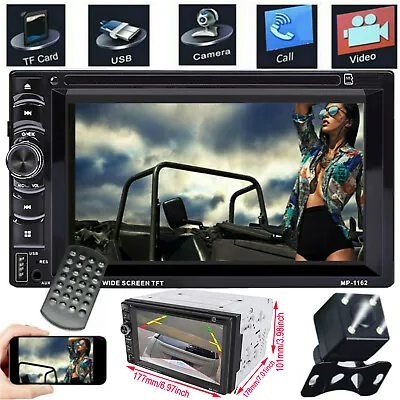 Fit For Hummer H1 H2 07 06 05 04 03 Car Stereo DVD CD Radio Bluetooth AUX+Camera • $90.60