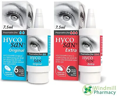 £9.99 • Buy Hycosan Original Extra Preservative Free Dry Eye Drops Recommended By Opticians