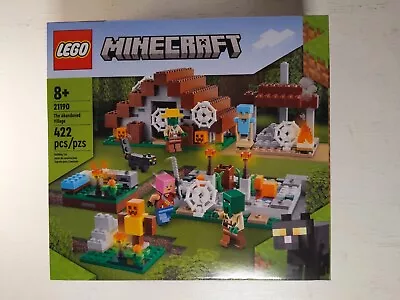 LEGO Minecraft The Abandoned Village (21190) Brand New Sealed 422 Pieces • $37.99