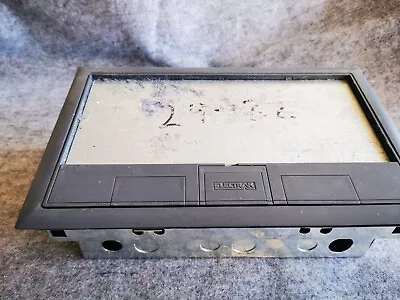 £10 • Buy Electrak 3 Compartment Floor Box With Sockets