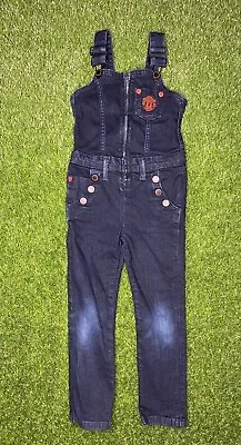 True Religion Girls' Manchester United Overalls Size 5 Adjustable Waist • $18.88