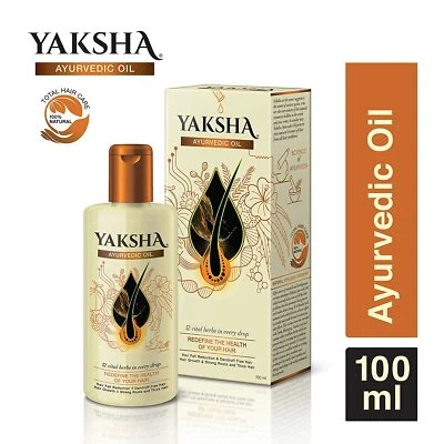 £46.39 • Buy Yaksha Ayurvedic Hair Oil 100ml 12 Vital Herbs In Every Drop Anti Hair Fall Oil