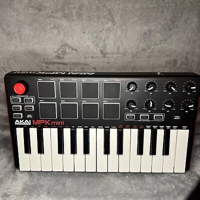 Akai Professional MPK Mini Mk2 MKII Keyboard Synthesizer USB Pad Controller • $58.99