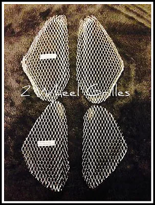 03-04 Suzuki Gsxr 1000 Chrome Fairing Grills Screens Mesh Vents Grates • $49.79