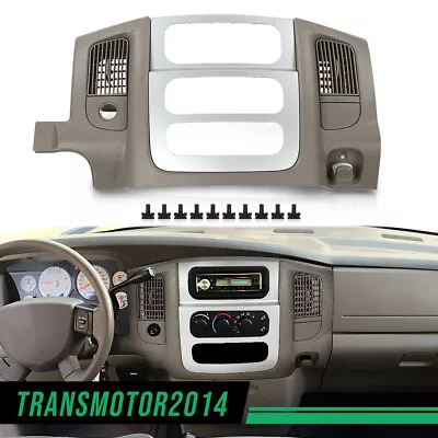 Fit For 2002-2005 Dodge RAM Center Dash Trim Bezel Radio Surround Panel 4x4 • $128.80