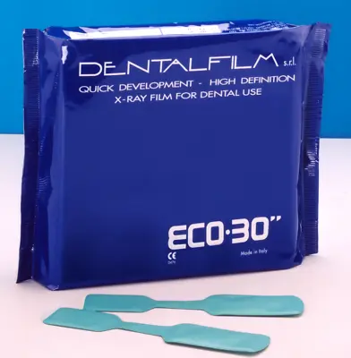 Eco-30 Self Developing Dental X Ray Films 50 Films Pack Fast Shipping Dentafilm • $54.95