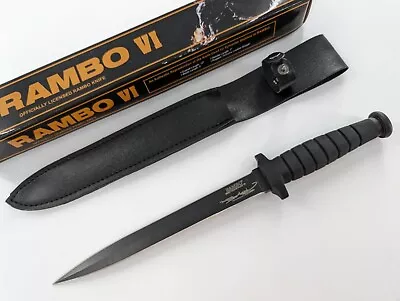 Rambo FIRST BLOOD PART VI Double Edged Military Survival Fighting Knife AU • $49.99