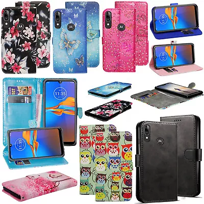 £3.25 • Buy For Motorola Moto E6 E6s G8 G7 Play Power E5 PU Leather Wallet Flip Case Cover