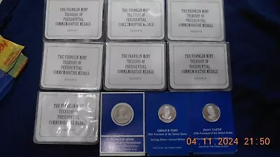 The Franklin Mint Treasury Of Presidential Commemorative Medals 38 Total Rare • $559.99