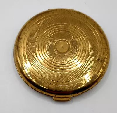 Vintage Coty Brass Metal  Compact  Air Spun Case Mirror • $24.96