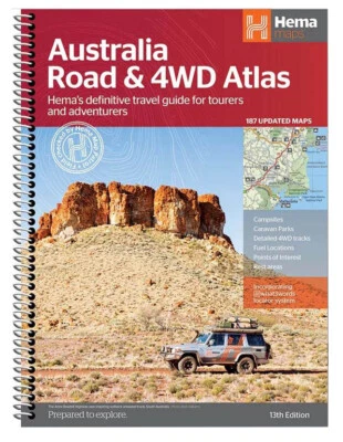 $40.45 • Buy Australia Road & 4WD Atlas 13th Edition With 187 Updated Maps