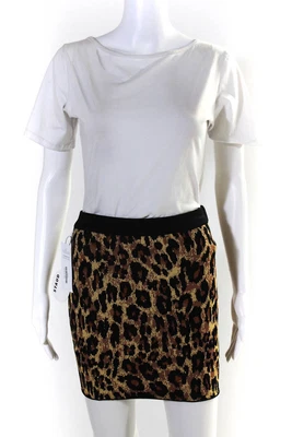 $32.99 • Buy Staud Women's Manette Skirt Leopard Size Small