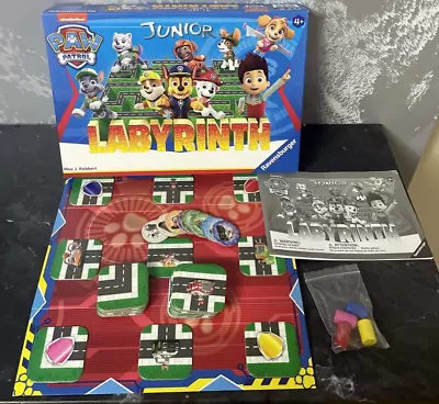 Paw Patrol Labyrinth Junior Board Game Ravensburger Complete Very Good Condition • £9.99