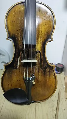 Master 4/4 Violin Amati Model Solid Flamed Maple Back Spruce Top Antique Style • $299