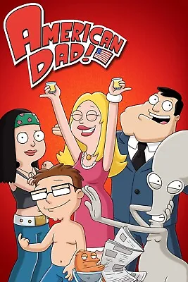 American Dad (Poster Print Wall A4 A3 A2 Satin 260gsm) • £5.85