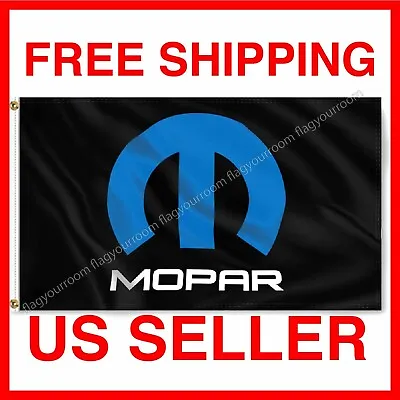 Mopar Racing 3x5’ Flag Banner Garage Gift Man Cave Wall Art Free Shipping! • $13.77