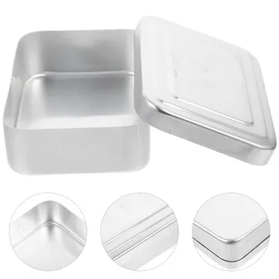 £5.83 • Buy  Vintage Lunch Box Metal Containers Picnic Food Aluminum Miss