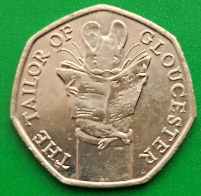 2018 Beatrix Potter The Tailor Of Gloucester 50p Coin Fifty Pence Uncirculated • £2.55
