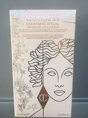 CHARLOTTE TILBURY Goddess Cleansing Ritual Duo Miracle Spa-In-A-Jar Duo *New* • $28