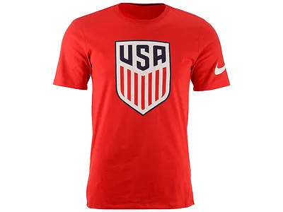 Nike USA Men's National Team Crest T-Shirt (Red) • $17.25