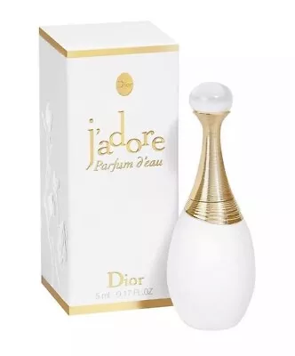 DIOR J'adore Parfum D'eau Mini Travel Splash 5 Ml / 0.17oz NEW IN BOX • $19.99