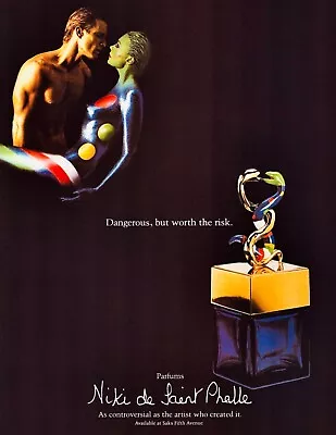 1983 Niki De Saint Phalle Perfume ~ Artist Created ~ VINTAGE PRINT AD • $9.99