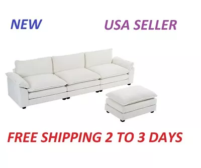 Sectional Sofa Modular Comfy Cloud Counch Modern L Shape Sofa Set Living Room • $399